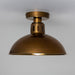 Mullan Lighting - One Light Flush Mount - Talise - Antique Brass- Union Lighting Luminaires Decor