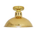 Mullan Lighting - One Light Flush Mount - Talise - Polished Brass- Union Lighting Luminaires Decor