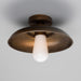 Mullan Lighting - One Light Flush Mount - Darya - Antique Brass- Union Lighting Luminaires Decor