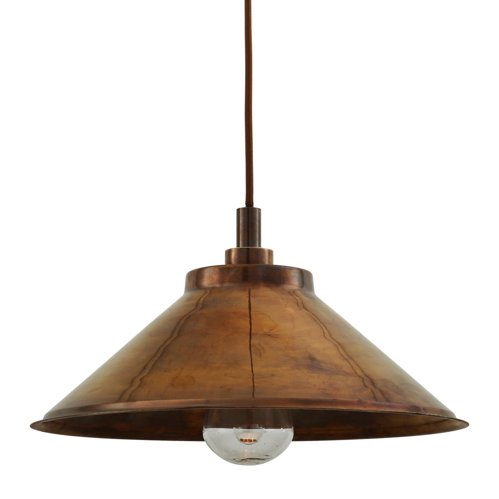 Mullan Lighting - One Light Pendant - Nerissa - Antique Brass- Union Lighting Luminaires Decor