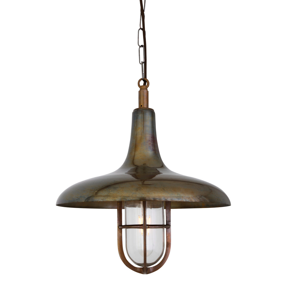 Mullan Lighting - One Light Pendant - Mira - Antique Brass- Union Lighting Luminaires Decor