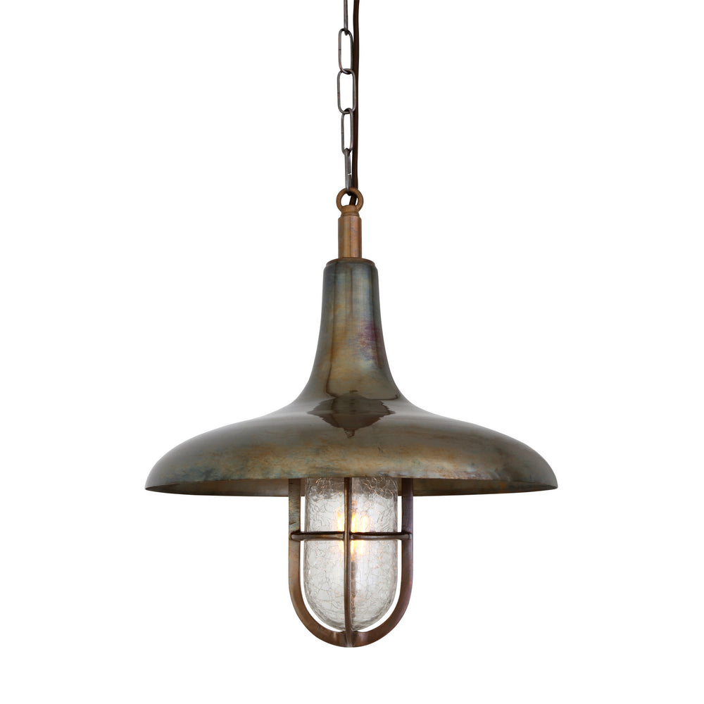 Mullan Lighting - One Light Pendant - Mira - Antique Brass- Union Lighting Luminaires Decor