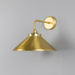 Mullan Lighting - One Light Wall Sconce - Nerissa - Satin Brass- Union Lighting Luminaires Decor