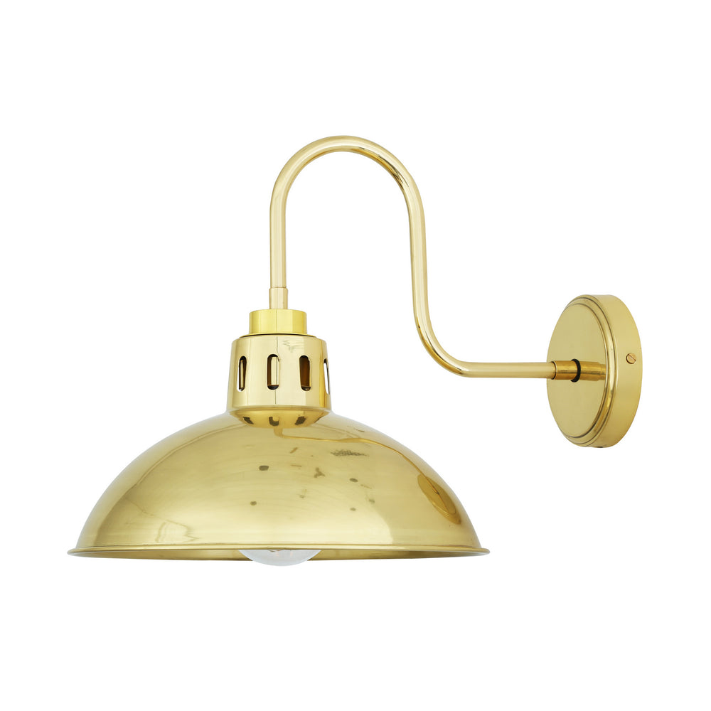 Mullan Lighting - One Light Wall Sconce - Talise - Polished Brass- Union Lighting Luminaires Decor