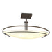 Hubbardton Forge - Two Light Semi-Flush Mount - Mackintosh - Dark Smoke- Union Lighting Luminaires Decor