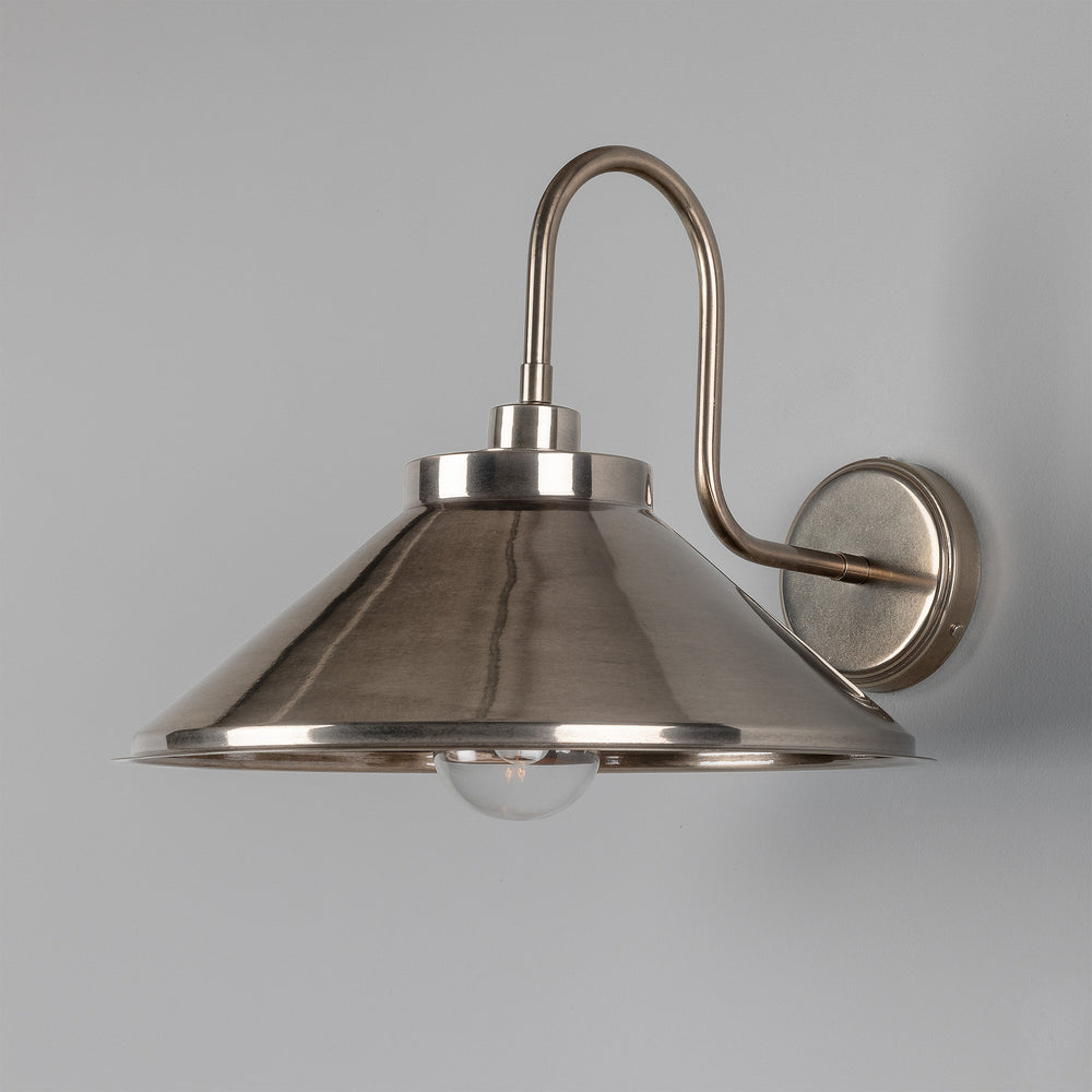 Mullan Lighting - One Light Wall Sconce - Nerissa - Antique Silver- Union Lighting Luminaires Decor