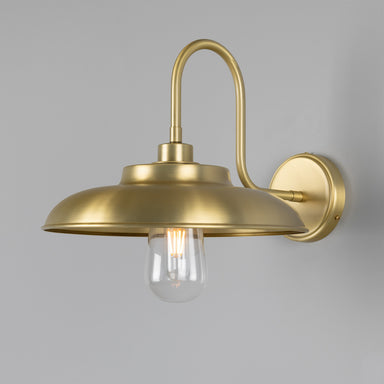Mullan Lighting - One Light Wall Sconce - Darya - Satin Brass- Union Lighting Luminaires Decor