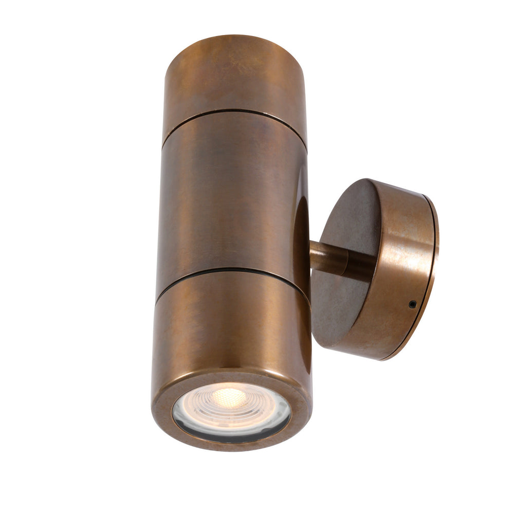 Mullan Lighting - Two Light Wall Sconce - Lana - Antique Brass- Union Lighting Luminaires Decor