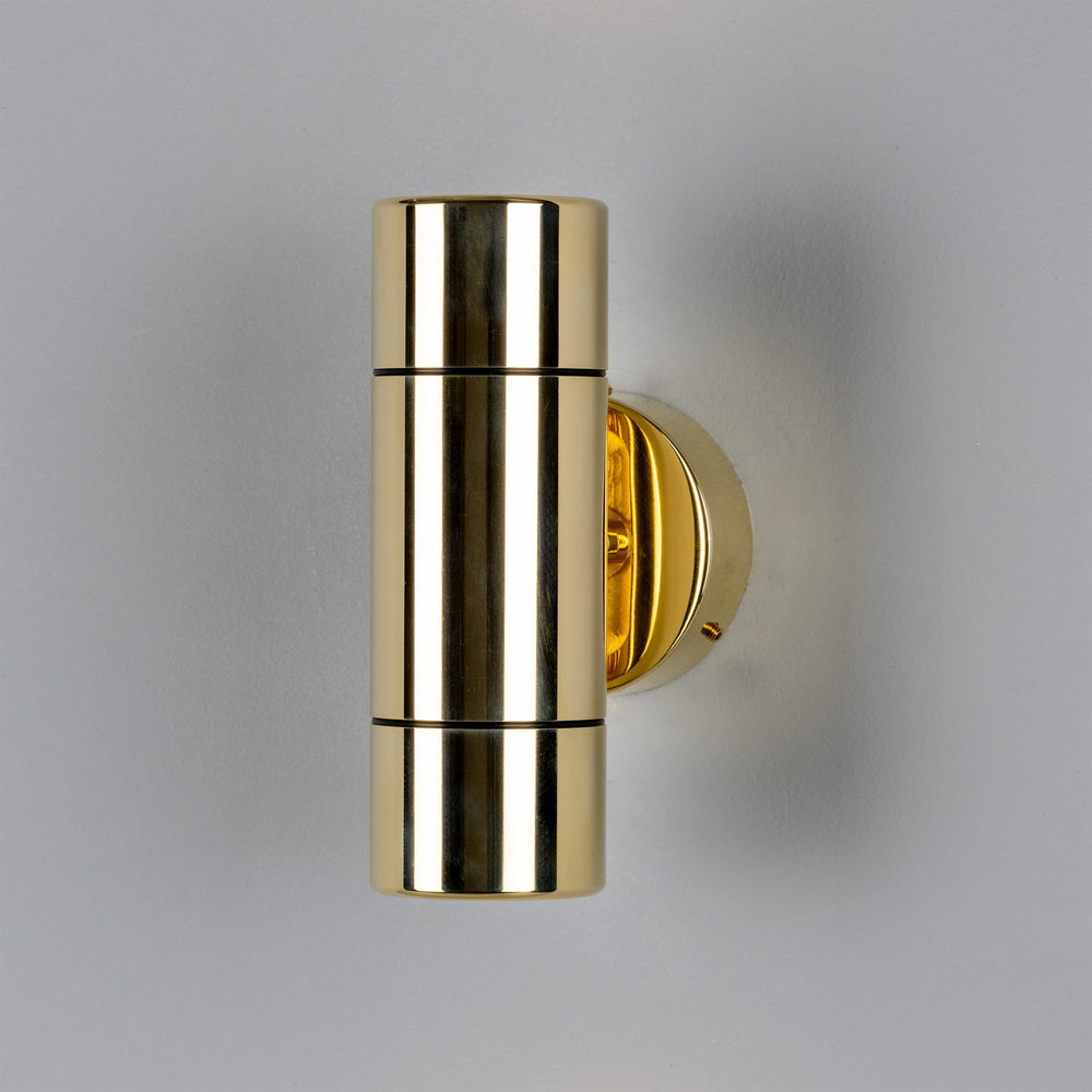 Mullan Lighting - Two Light Wall Sconce - Lana - Natural Brass- Union Lighting Luminaires Decor