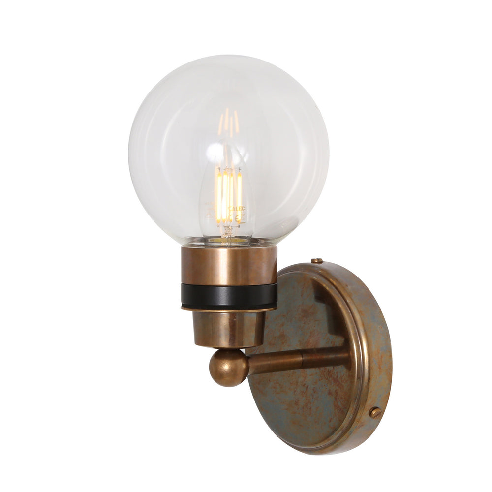 Mullan Lighting - One Light Wall Sconce - Shannon - Antique Brass- Union Lighting Luminaires Decor
