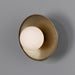 Mullan Lighting - One Light Wall Sconce - Aosta - Antique Brass- Union Lighting Luminaires Decor