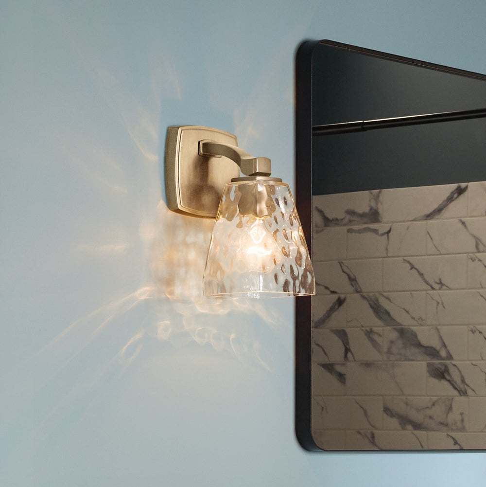 Kichler Canada - One Light Wall Sconce - Marant - Champagne Bronze- Union Lighting Luminaires Decor