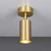 Mullan Lighting - One Light Flush Mount - Evanston - Satin Brass- Union Lighting Luminaires Decor