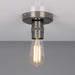 Mullan Lighting - One Light Flush Mount - Devon - Antique Silver- Union Lighting Luminaires Decor