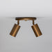 Mullan Lighting - Two Light Flush Mount - Evanston - Antique Brass- Union Lighting Luminaires Decor