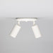 Mullan Lighting - Two Light Flush Mount - Evanston - Powder-Coated White- Union Lighting Luminaires Decor