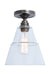 Mullan Lighting - One Light Flush Mount - Rigale - Antique Silver- Union Lighting Luminaires Decor