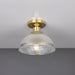 Mullan Lighting - One Light Flush Mount - Erbil - Polished Brass- Union Lighting Luminaires Decor