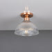 Mullan Lighting - One Light Flush Mount - Erbil - Polished Copper- Union Lighting Luminaires Decor