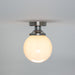Mullan Lighting - One Light Flush Mount - Yerevan - Satin Chrome- Union Lighting Luminaires Decor