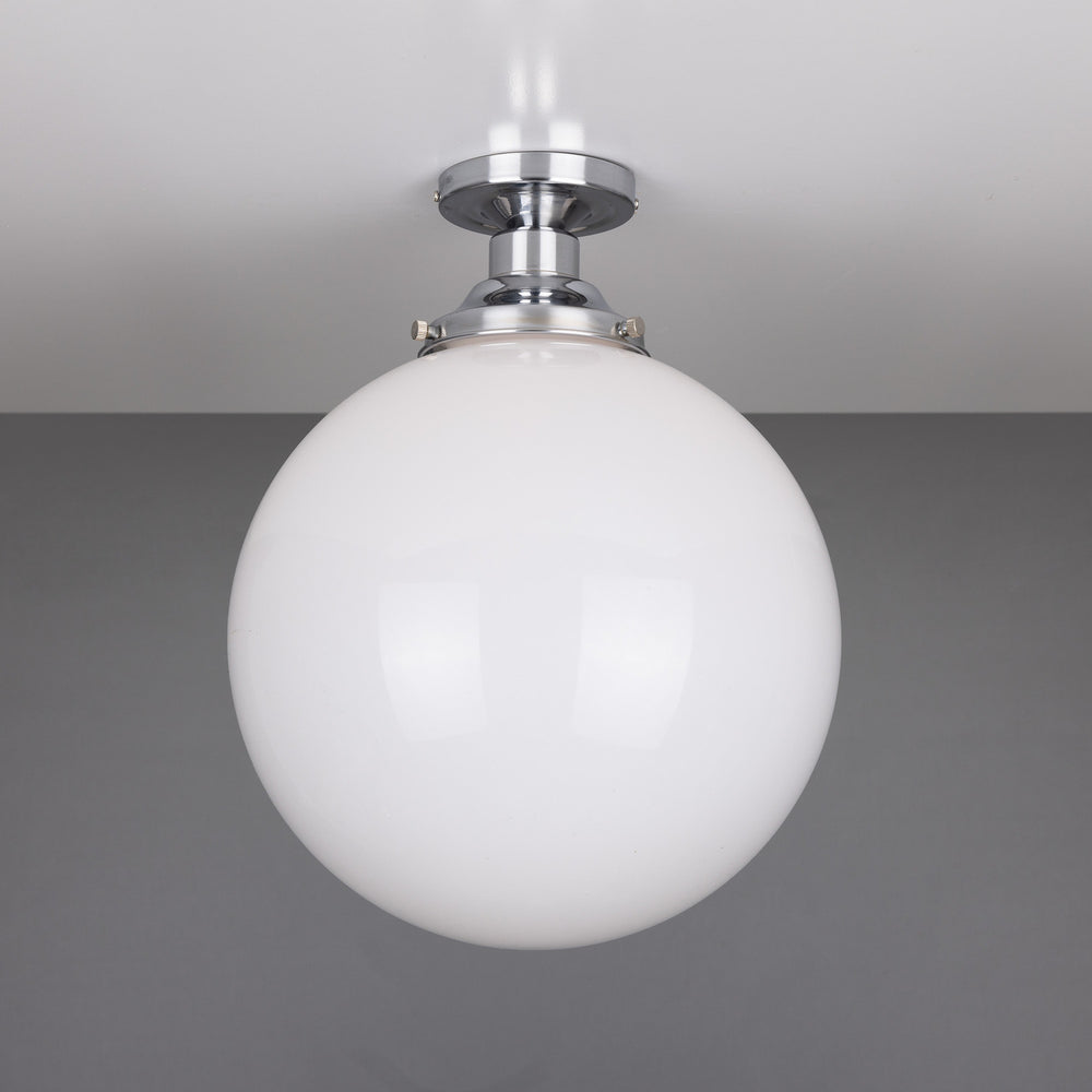Mullan Lighting - One Light Flush Mount - Yerevan - Polished Chrome- Union Lighting Luminaires Decor