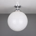 Mullan Lighting - One Light Flush Mount - Yerevan - Polished Chrome- Union Lighting Luminaires Decor