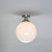 Mullan Lighting - One Light Flush Mount - Yerevan - Satin Chrome- Union Lighting Luminaires Decor