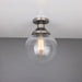 Mullan Lighting - One Light Flush Mount - Riad - Antique Silver- Union Lighting Luminaires Decor