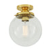 Mullan Lighting - One Light Flush Mount - Riad - Polished Brass- Union Lighting Luminaires Decor