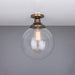 Mullan Lighting - One Light Flush Mount - Riad - Antique Brass- Union Lighting Luminaires Decor