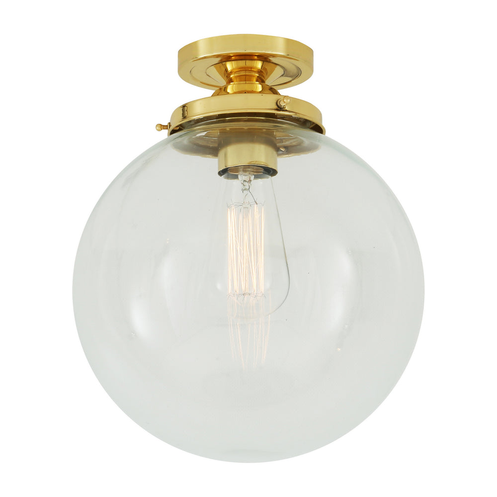 Mullan Lighting - One Light Flush Mount - Riad - Polished Brass- Union Lighting Luminaires Decor