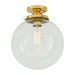 Mullan Lighting - One Light Flush Mount - Riad - Polished Brass- Union Lighting Luminaires Decor