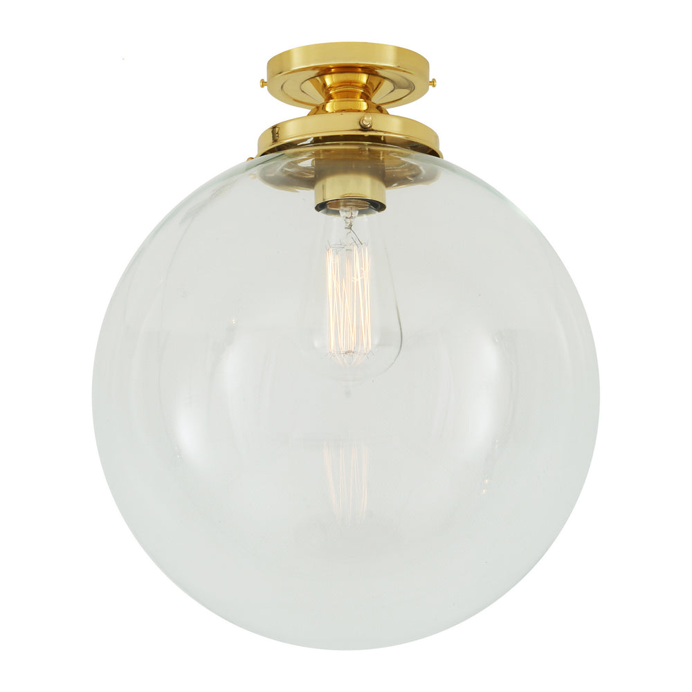Mullan Lighting - One Light Flush Mount - Riad - Polished Brass- Union Lighting Luminaires Decor