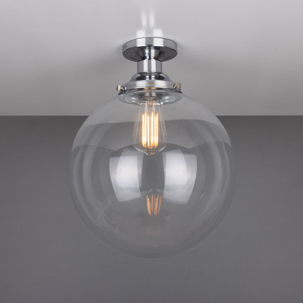 Mullan Lighting - One Light Flush Mount - Riad - Polished Chrome- Union Lighting Luminaires Decor