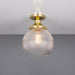 Mullan Lighting - One Light Flush Mount - Stanley - Polished Brass- Union Lighting Luminaires Decor