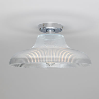 Mullan Lighting - One Light Flush Mount - Mono - Satin Chrome- Union Lighting Luminaires Decor