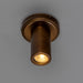 Mullan Lighting - One Light Flush Mount - Quin - Antique Brass- Union Lighting Luminaires Decor