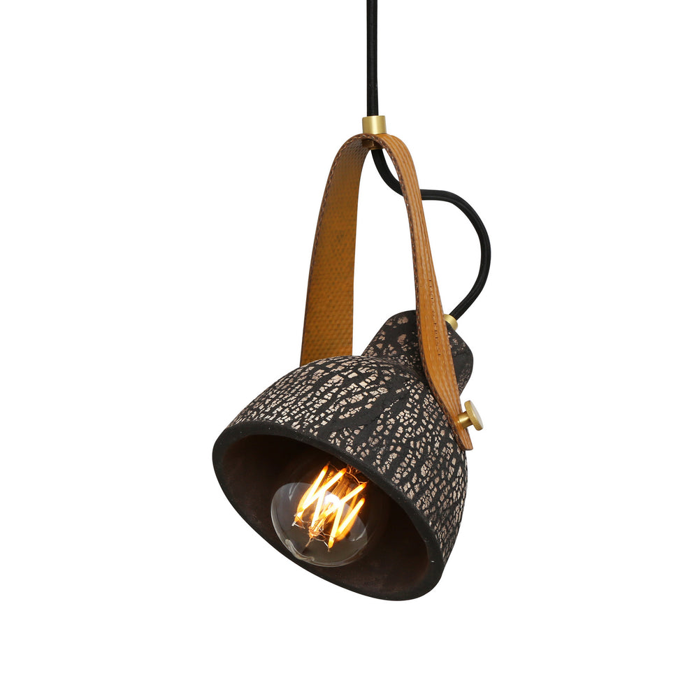 Mullan Lighting - One Light Pendant - Pera - Satin Brass- Union Lighting Luminaires Decor