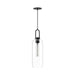 Alora Canada - One Light Pendant - Soji - Clear Glass/Matte Black- Union Lighting Luminaires Decor