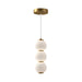Alora Canada - LED Pendant - Bijou - Aged Gold/Opal Matte Glass- Union Lighting Luminaires Decor