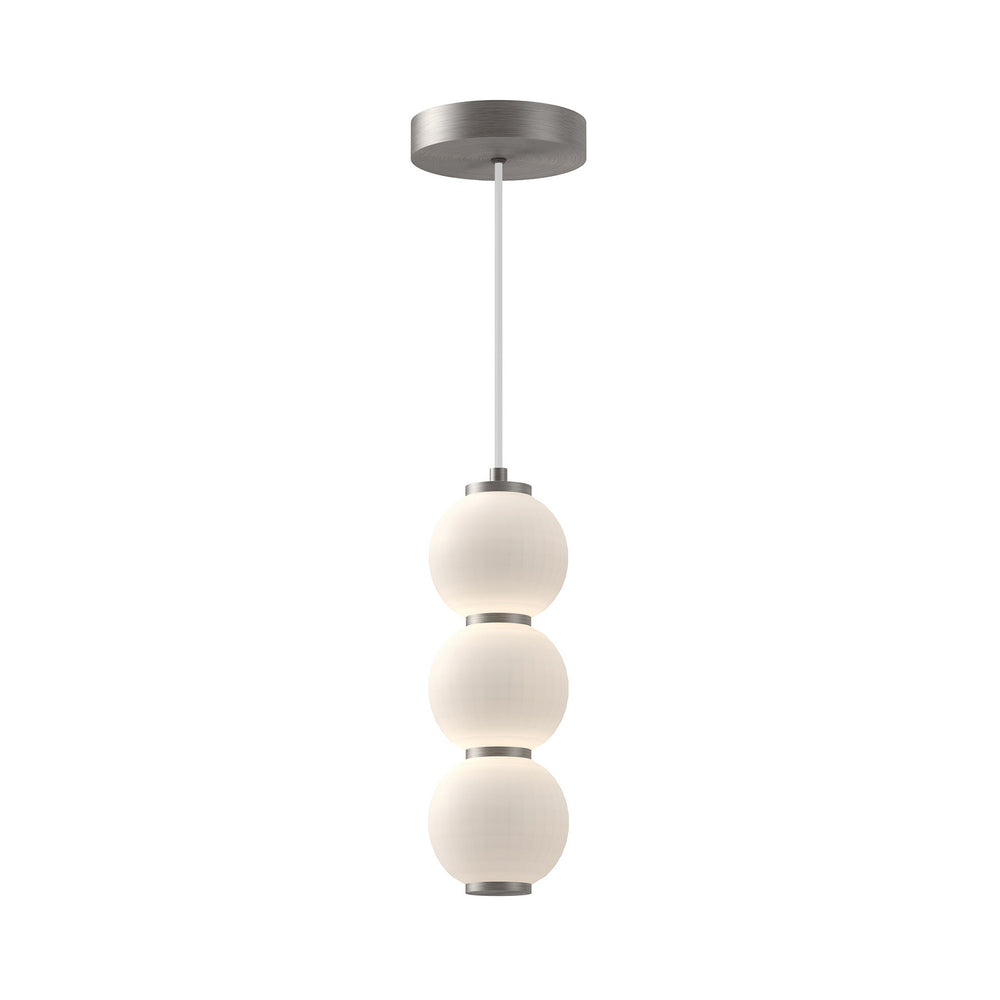 Alora Canada - LED Pendant - Bijou - Brushed Nickel/Opal Matte Glass- Union Lighting Luminaires Decor
