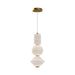Alora Canada - LED Pendant - Bijou - Aged Gold/Opal Matte Glass- Union Lighting Luminaires Decor