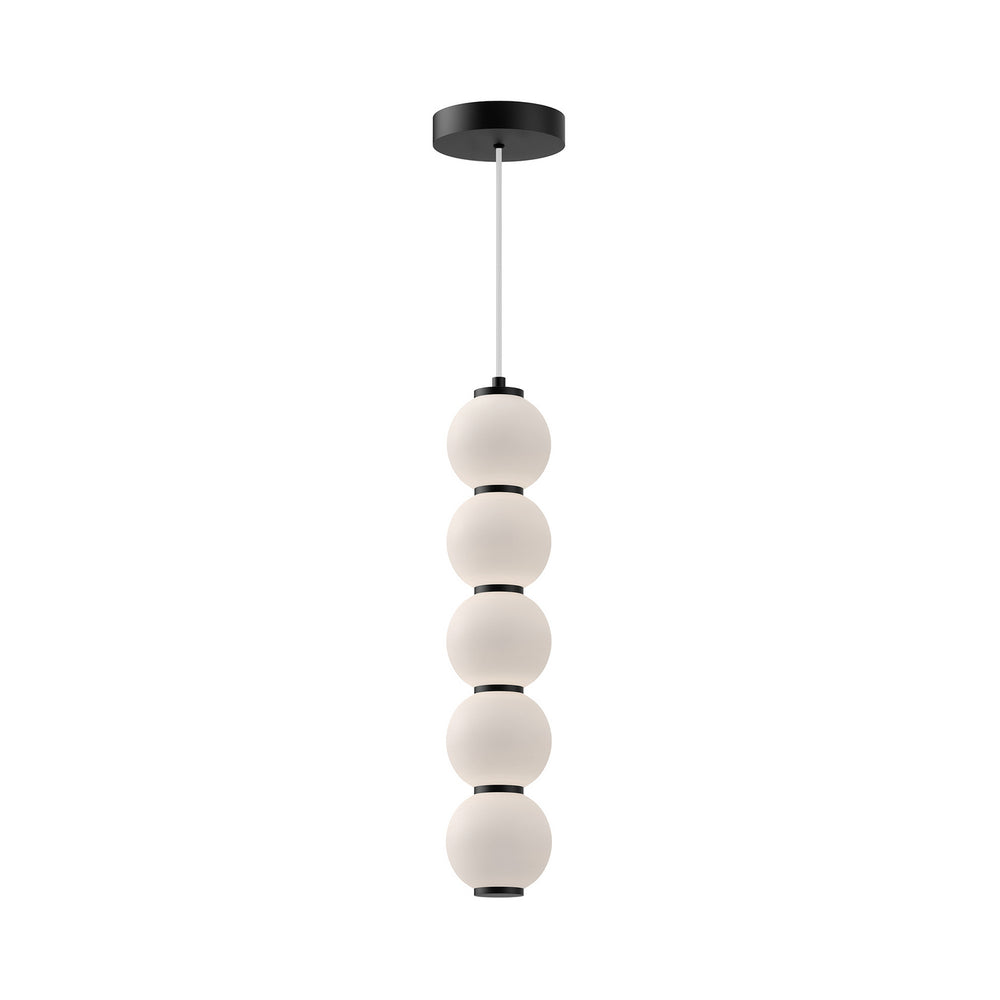 Alora Canada - LED Pendant - Bijou - Matte Black/Opal Matte Glass- Union Lighting Luminaires Decor