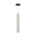 Alora Canada - LED Pendant - Bijou - Matte Black/Opal Matte Glass- Union Lighting Luminaires Decor