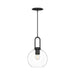 Alora Canada - One Light Pendant - Soji - Clear Glass/Matte Black- Union Lighting Luminaires Decor
