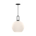 Alora Canada - One Light Pendant - Soji - Matte Black/Opal Matte Glass- Union Lighting Luminaires Decor