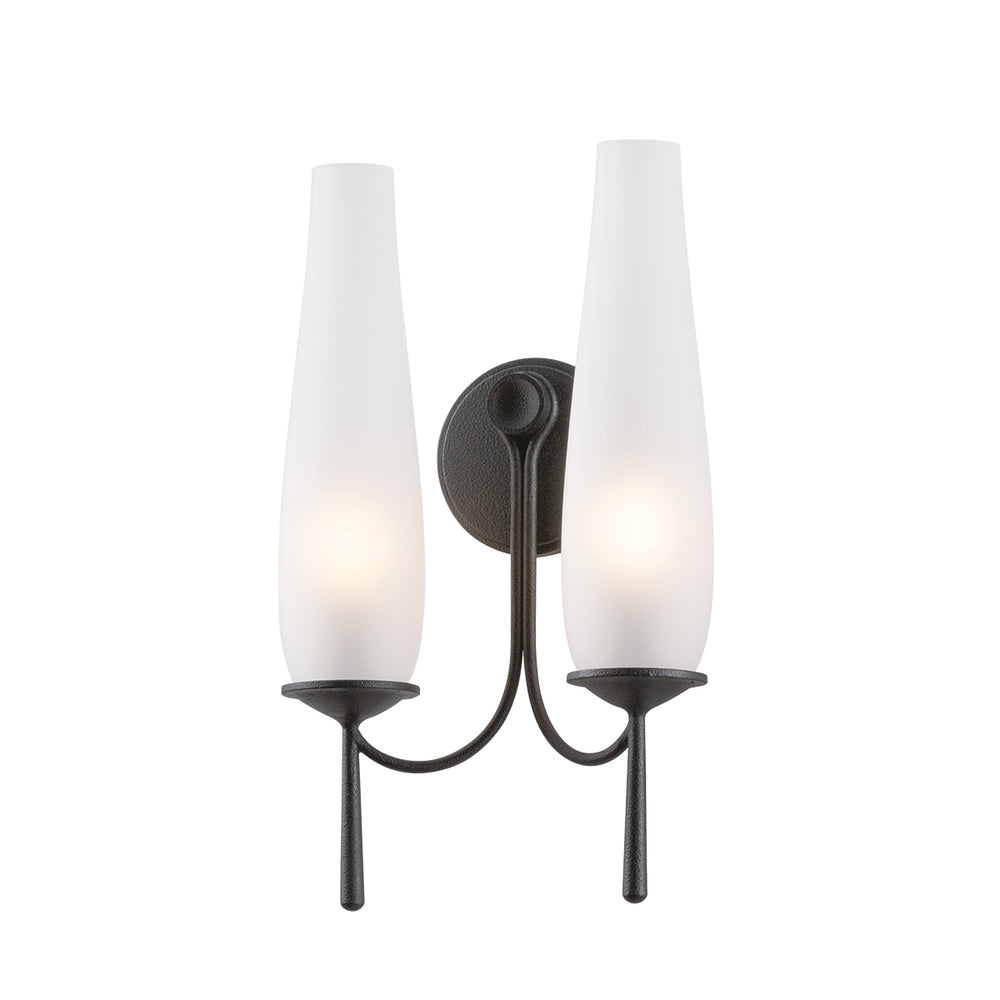 Troy Lighting Canada - Two Light Wall Sconce - Legacy - Forged Iron- Union Lighting Luminaires Decor