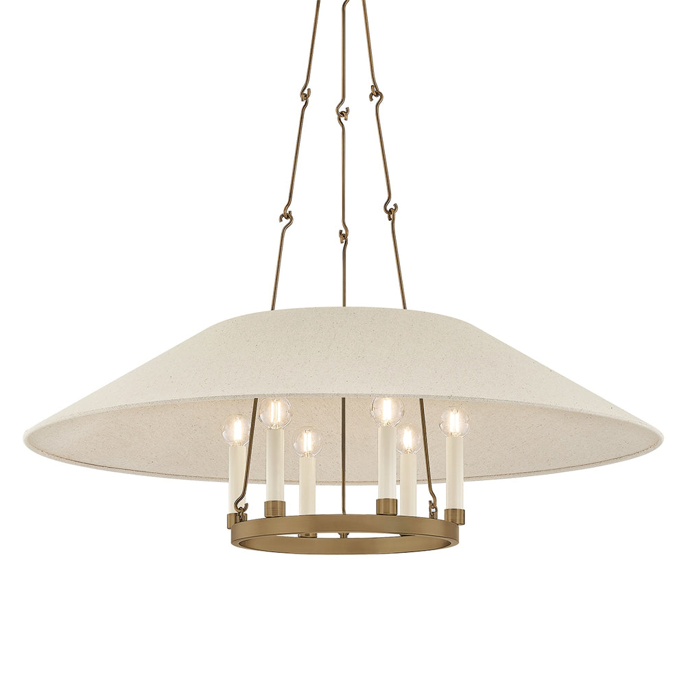 Troy Lighting Canada - Six Light Chandelier - Archive - Patina Brass- Union Lighting Luminaires Decor
