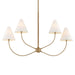 Troy Lighting Canada - Four Light Linear Pendant - Evermore - Patina Brass- Union Lighting Luminaires Decor