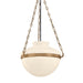 Troy Lighting Canada - One Light Pendant - Paradigm - Patina Brass- Union Lighting Luminaires Decor